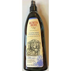 Burt's Bees For Dogs Care Plus Micellar Water  Shampoo Spray 12oz White Cypress